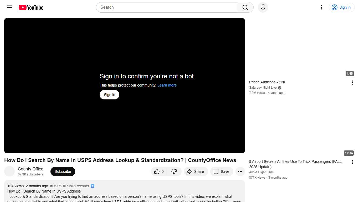 How Do I Search By Name In USPS Address Lookup & Standardization? | CountyOffice News - YouTube